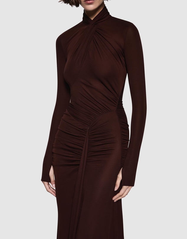 MISHA - Twist Jersey LS Dress