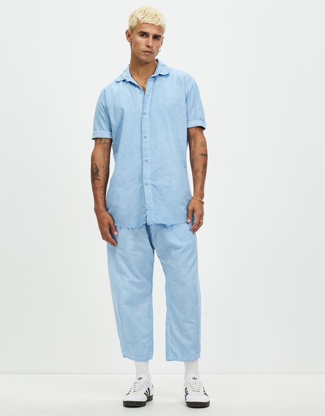 Surrounded By Ghosts - The Eskolaite Linen Drawstring Pants
