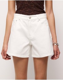 AERE - Stevie Organic Cotton Denim Shorts