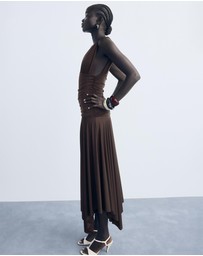 M.N.G - Long Dress With Contrasting Design