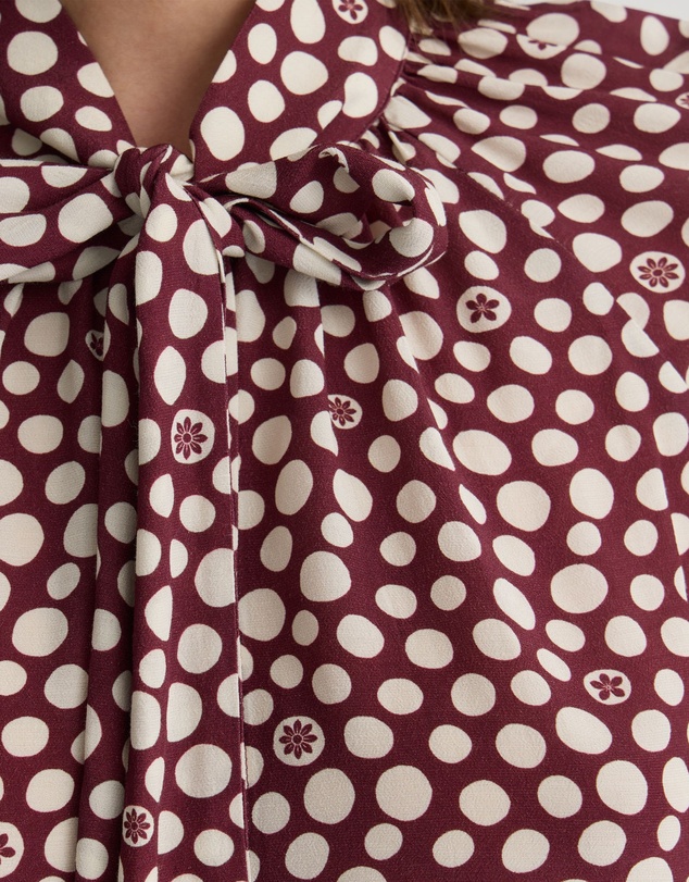 Oxford - Simone Tie Neck Shirt