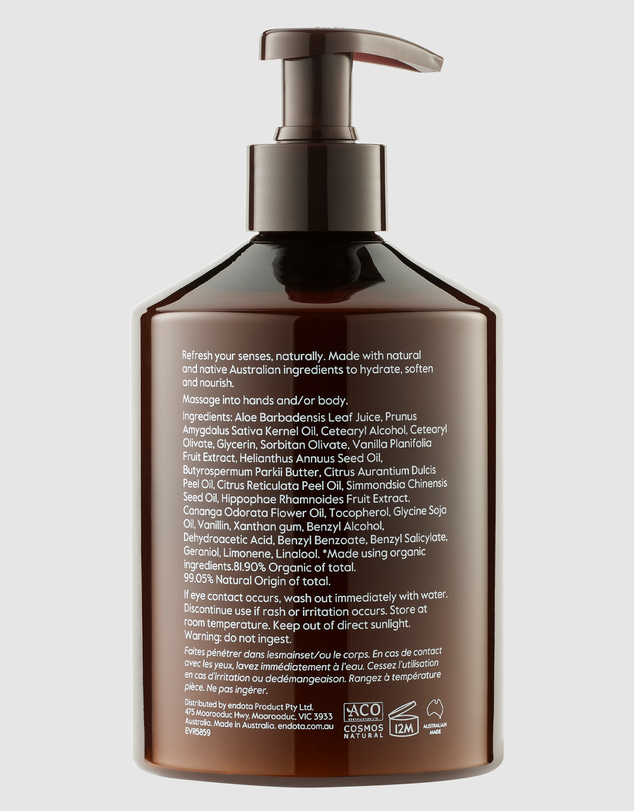 Endota - Citrus & Vanilla Bean Hand & Body Lotion