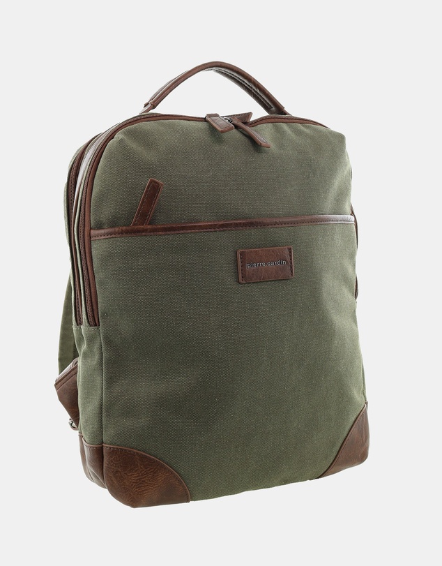 Pierre Cardin - Pierre Cardin Canvas Backpack