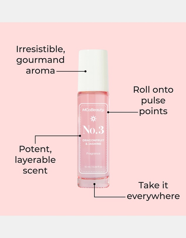 MCoBeauty - Roll-On Fragrance Hair & Body 10mL - No.3 (Dragonfruit & Jasmine)