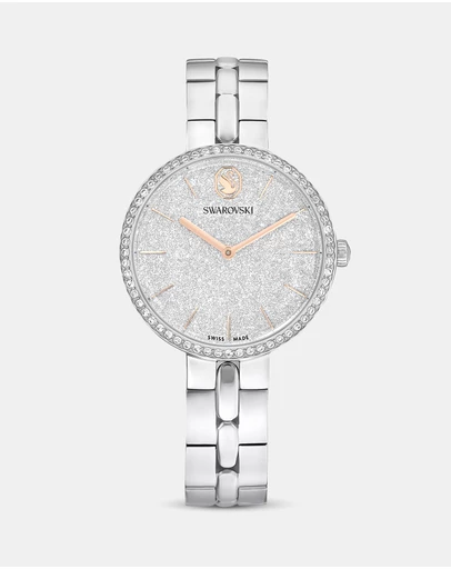 Swarovski - Cosmopolitan Watch, Swiss Made, Metal Bracelet, Silver Tone, Stainless Steel