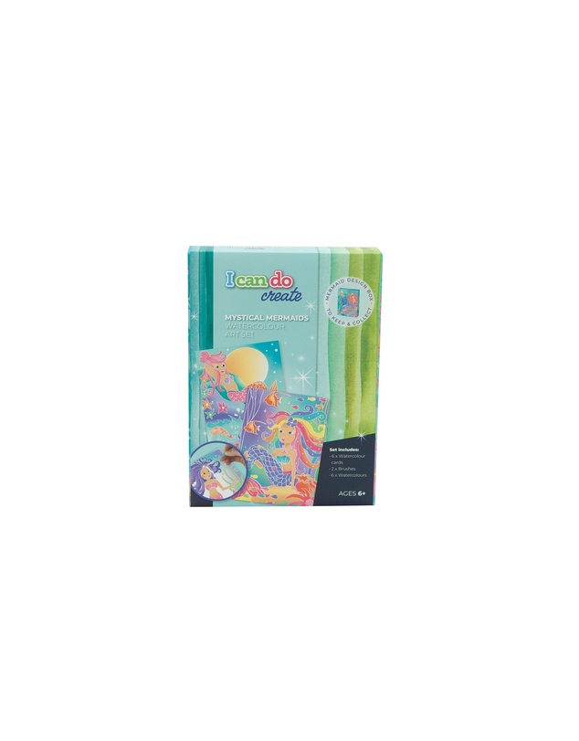 Icando - Mystical Mermaids Watercolour Art Set