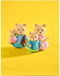 Lil Woodzeez - The Whiskerelli Cats Miniature Animal Figurine Set
