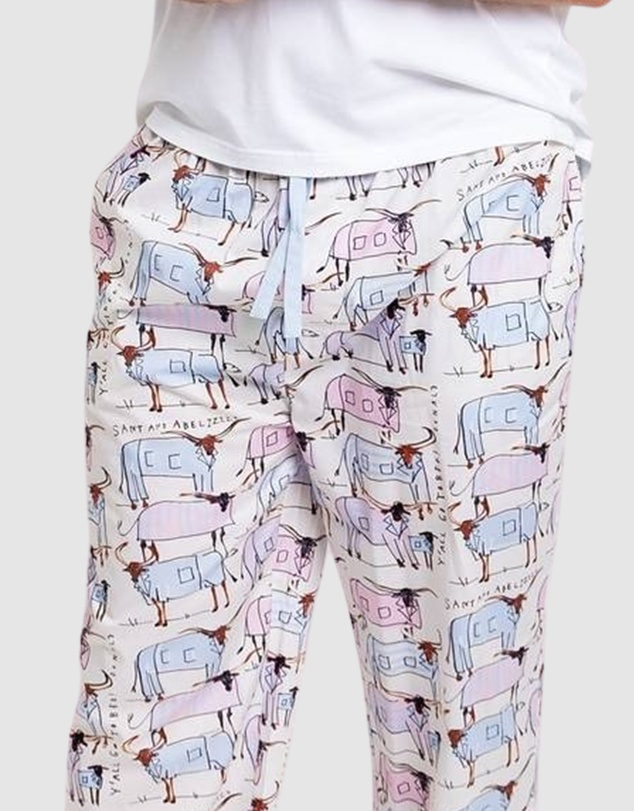 Sant And Abel - Men's Drawbertson Longhorns PJ Pants