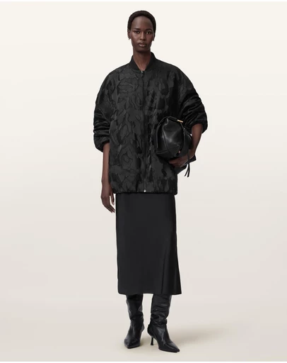 AllSaints - Bayse Oversized Bomber Jacket