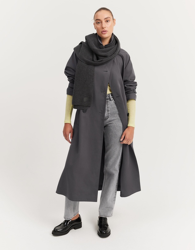 Country Road - Branded Rib Knit Scarf