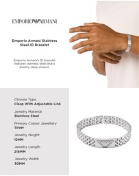Emporio Armani - Silver Tone Bracelet