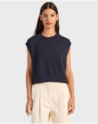 Academy Brand - Flora Crew Knit Vest