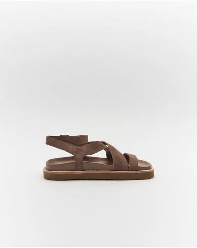 Walnut Melbourne - Pilar Leather Sandal