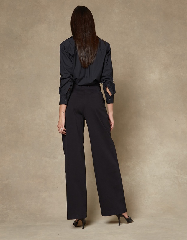 DRICOPER DENIM - Maya Black Wide Leg Pants