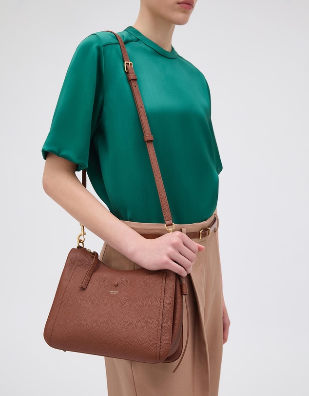 Oroton - Hailey Soft Day Bag Pebble
