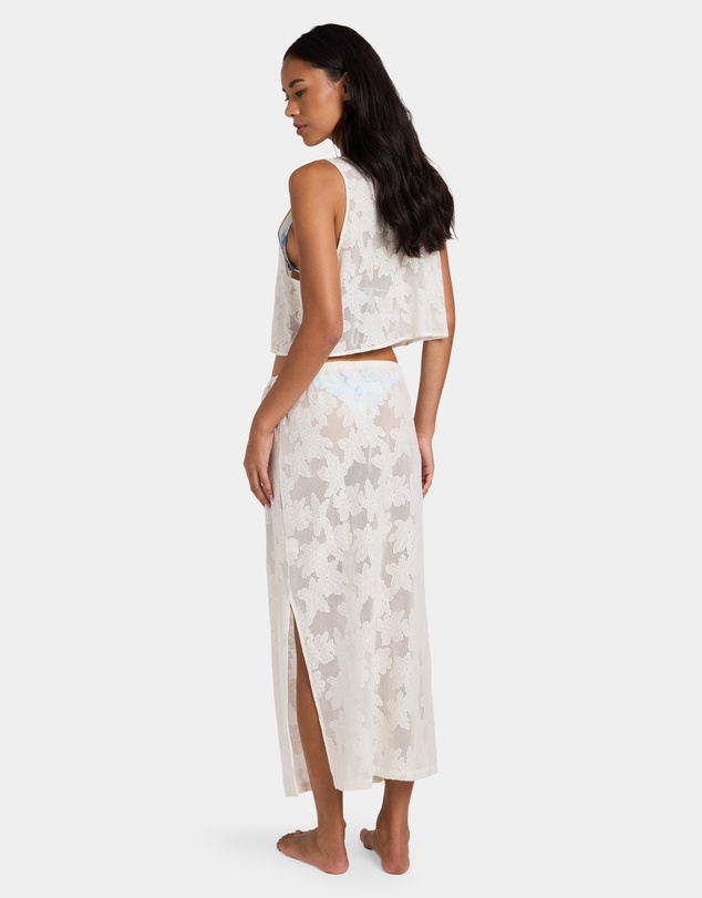 Billabong - Womens Salt Bloom Lace Midi Skirt