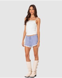 EDIKTED - Gretchen Lace Trim Tank Top