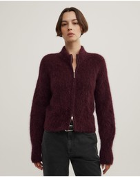 Witchery - Fluffy Funnel Bomber Jacket