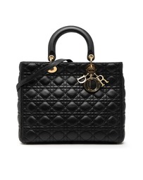 Pre-Loved by Azura Reborn - Pre-Loved Large Lambskin Cannage Lady Dior
