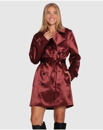 Belle & Bloom - Will You Stay Trench Dress