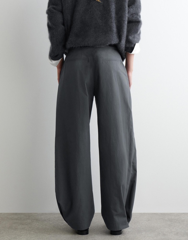 COS - Pima Cotton Barrel-Leg Trousers