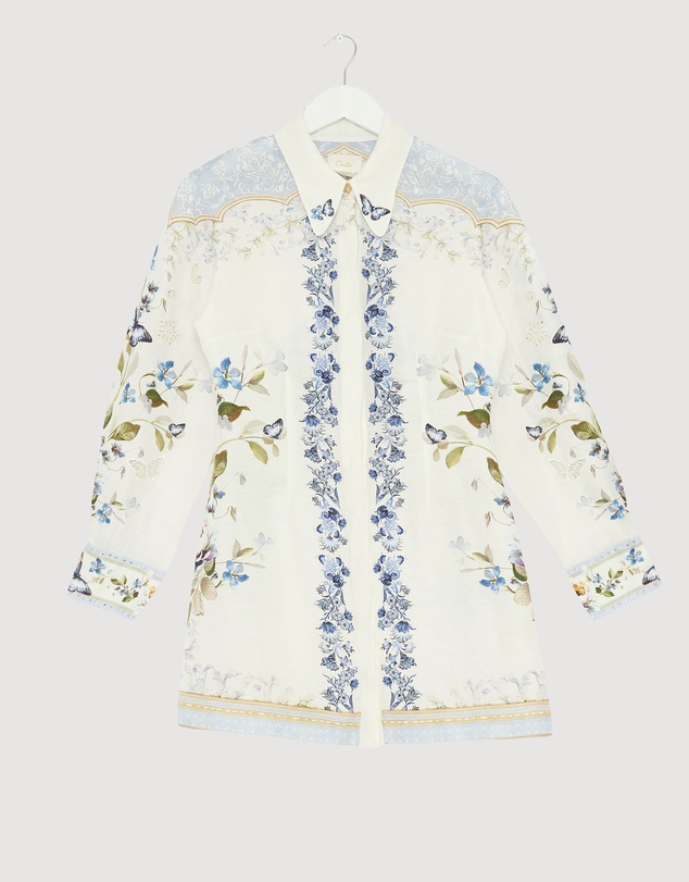 Revibe - Repaired Camilla Shirt Dress With A Line Skirt - AU S