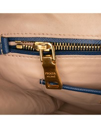 Pre-Loved by Azura Reborn - Pre-Loved Bicolor Saffiano Lux Promenade Dome Handbag