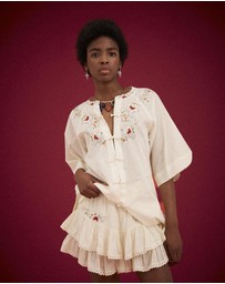 KINGA CSILLA - Reka Embroidered Fae Frill Skort