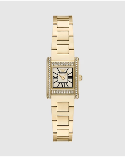 Emporio Armani - Gold Tone Analogue Watch