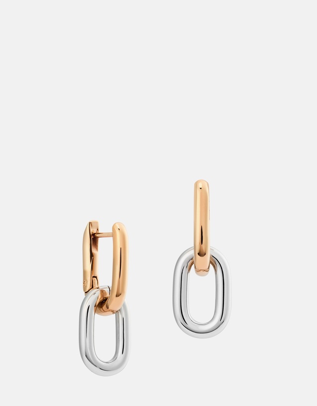 Daniel Wellington - Contrast Link Earrings Two Tone