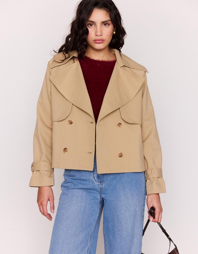 MINKPINK - Aya Cropped Trench