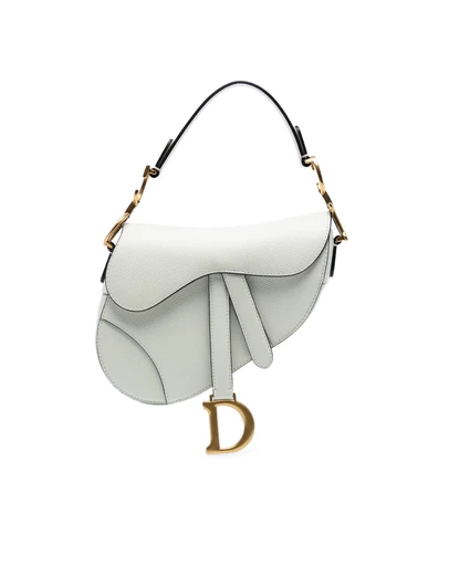 Pre-Loved by Azura Reborn - Pre-Loved Mini Grained Calfskin Saddle Bag