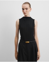 Country Road - Mock Neck Rib Tank