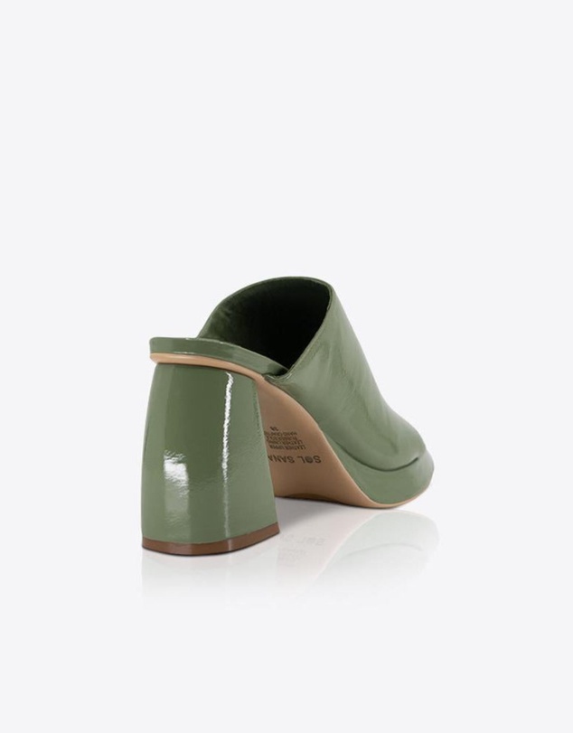 Sol Sana - Eva Mule Patent Olive