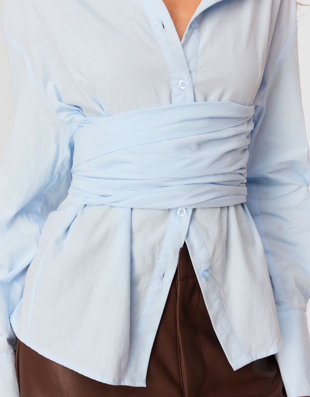 SNDYS - Teigan Cinched Button Shirt