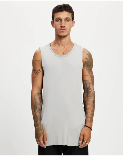Surrounded By Ghosts - The Titanium Rib Knit Muscle T-Shirt