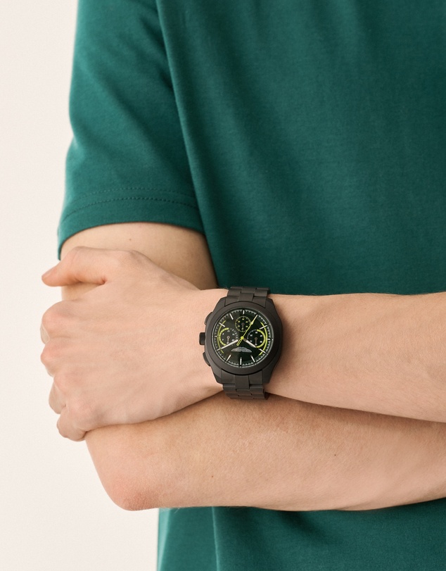 Aston Martin - CRT 42mm Black Ceramic Bracelet Watch