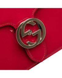Pre-Loved by Azura Reborn - Pre-Loved Medium Patent Dollar Interlocking G Crossbody