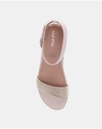 Mia Vita - Nasia Wedge Sandal - Beige