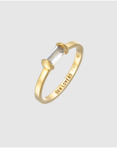 Haze & Glory - ICONIC EXCLUSIVE - Elope Topaz Ring - 9K Solid Gold