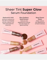 MCoBeauty - Sheer Tint Super Glow Serum Foundation - 0.5-2 (Very Light)