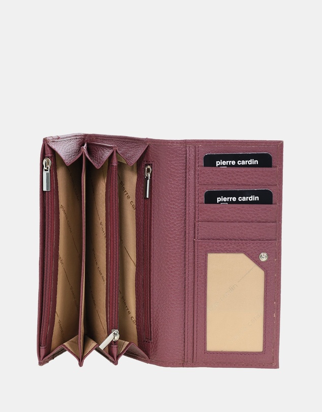 Pierre Cardin - Pierre Cardin Rustic Leather Ladies Wallet