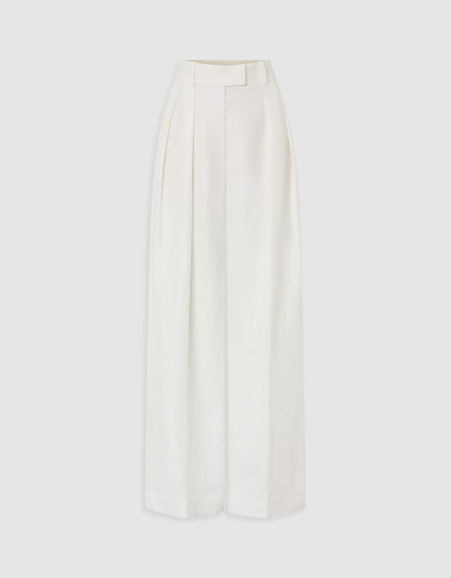 Oroton - Pleat Wide Leg Pants