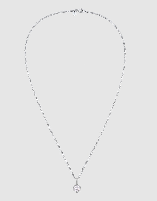 Kuzzoi - ICONIC EXCLUSIVE - Zirconia Pendant Necklace in 925 Sterling Silver