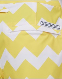 The Rocks Push - The Rocks Push Tama Sardinia Chevron Swim Shorts