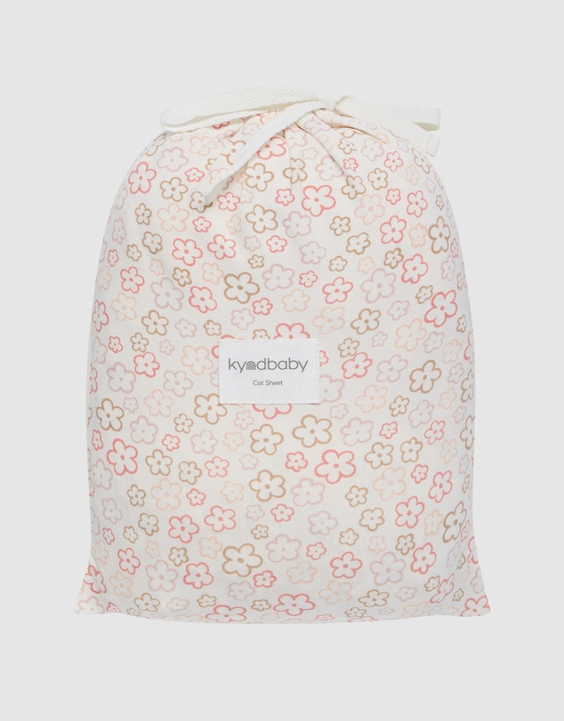 Kynd Baby - Fitted Cot Sheet in Spring Blossom