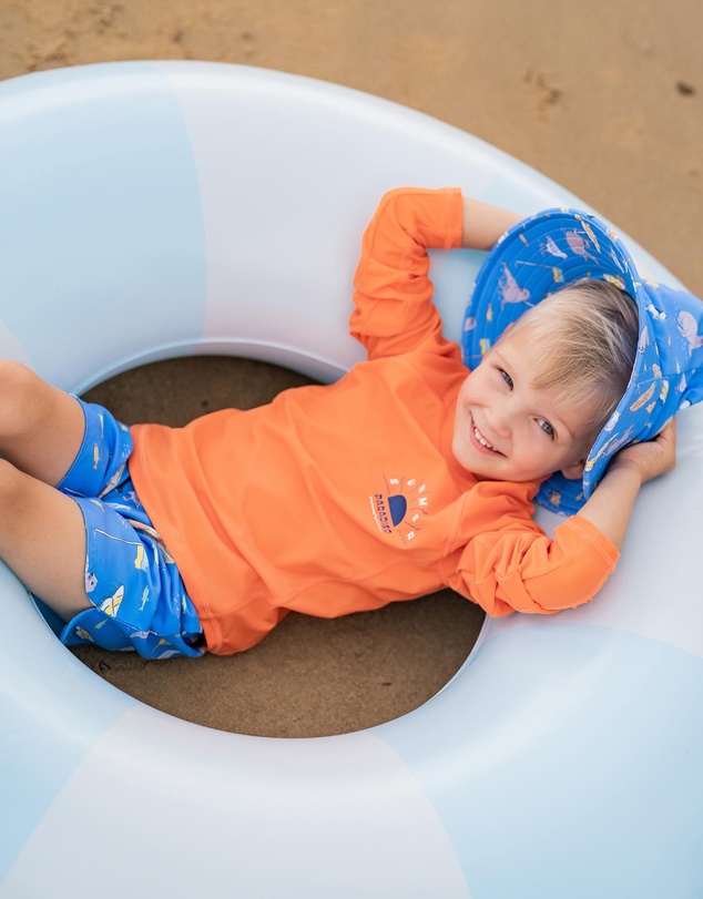 Minihaha - Conway Quick Release Nec Tie Swim Hat - Babies-Kids