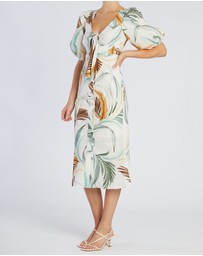 Amelius - La Isla Linen Cocktail Dress