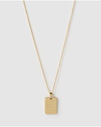 Arms Of Eve - Zodiac Gold Tag Necklace