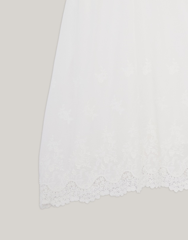 Revibe - Repaired AERE Delilah Embroidered Cotton Lace Maxi Dress - AU 6